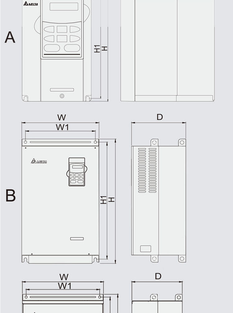 ̨ʸƵVFD-BϵVFD015B21A 1.5kW/230V