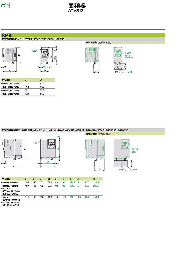 SCHNEIDER/ʩ͵µͨñƵATV312ϵATV312H037N4(0.37kW)